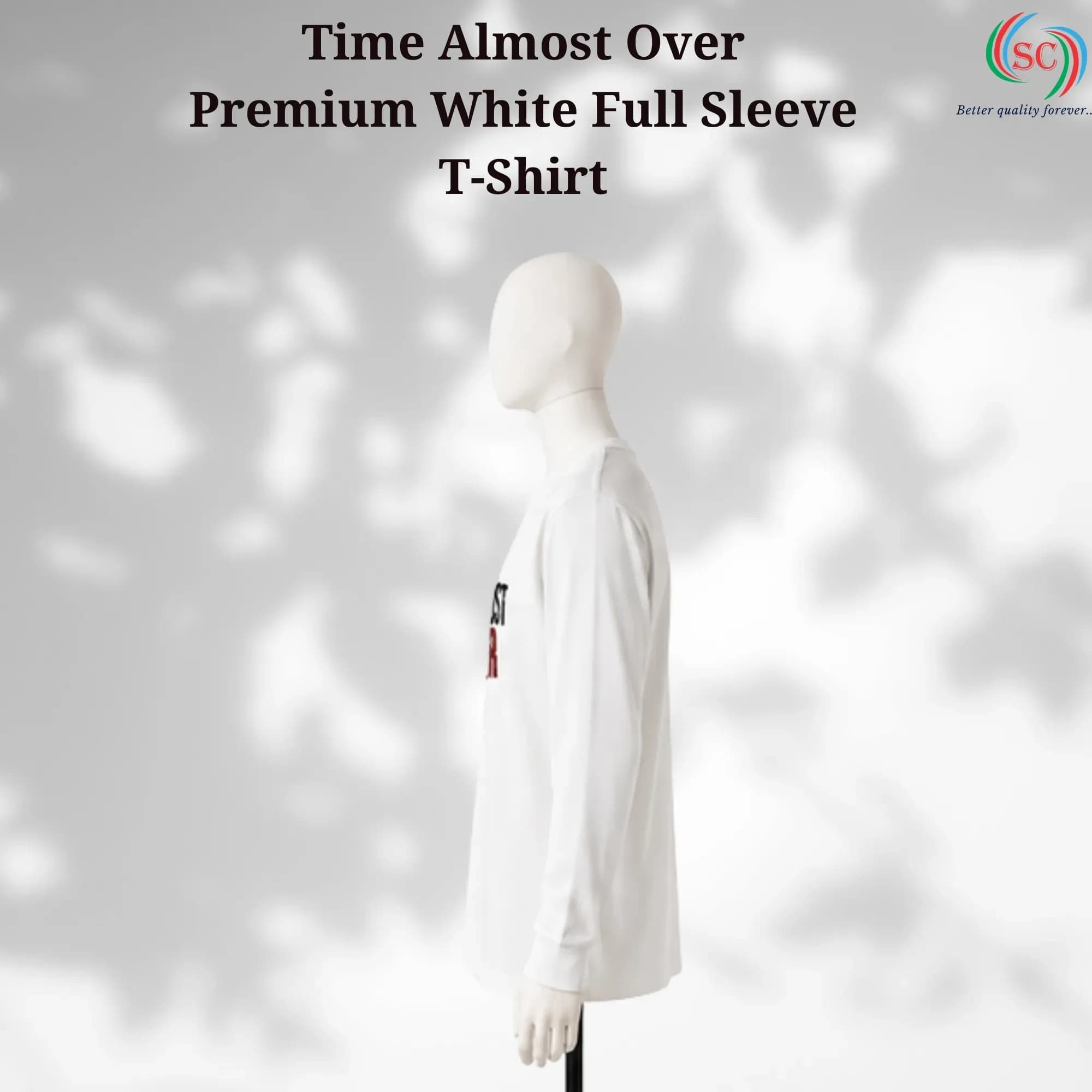 Time Almost Over Premium White Full Sleeve T-Shirt thumbnail 5