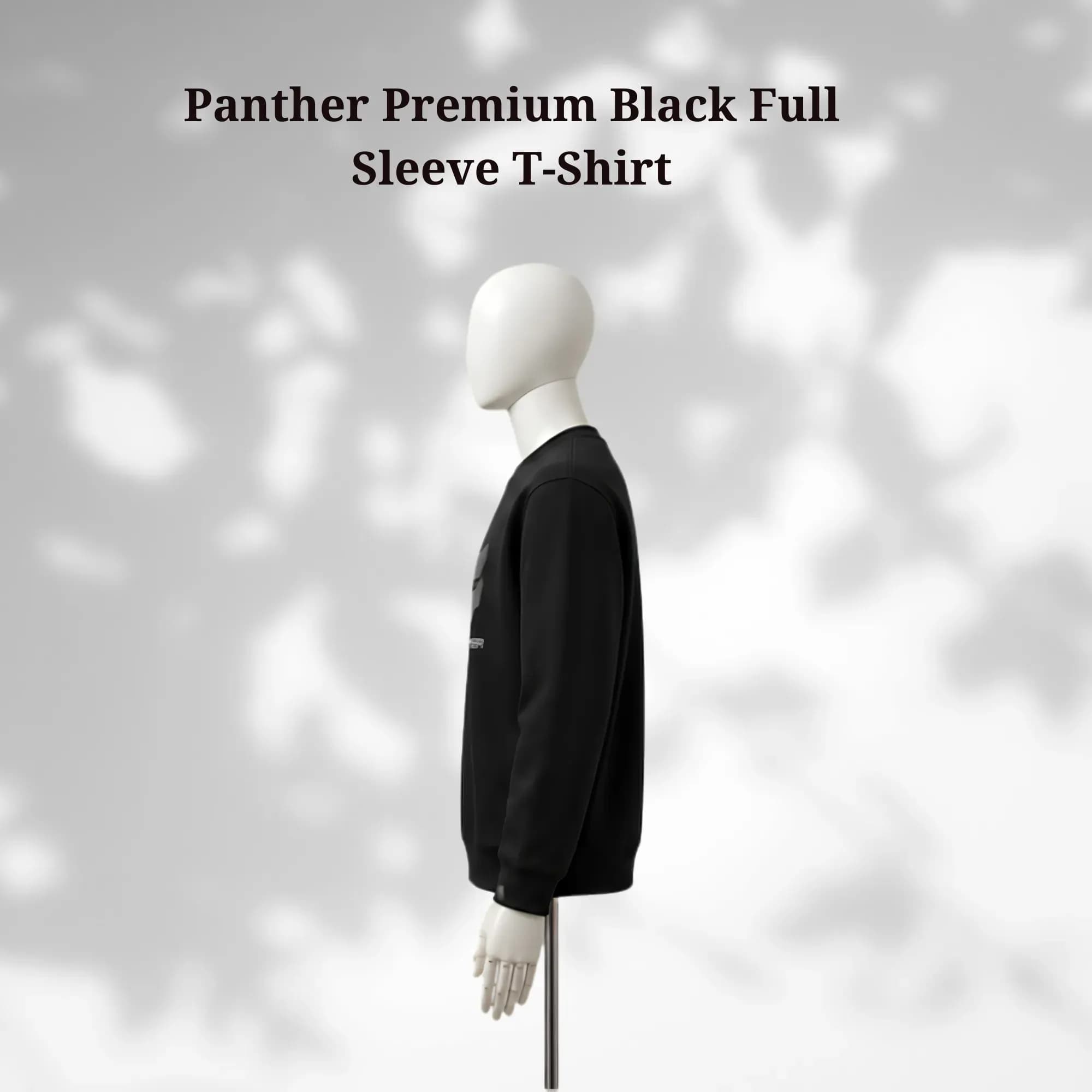 Panther Premium Black Full Sleeve T-Shirt for Men thumbnail 5