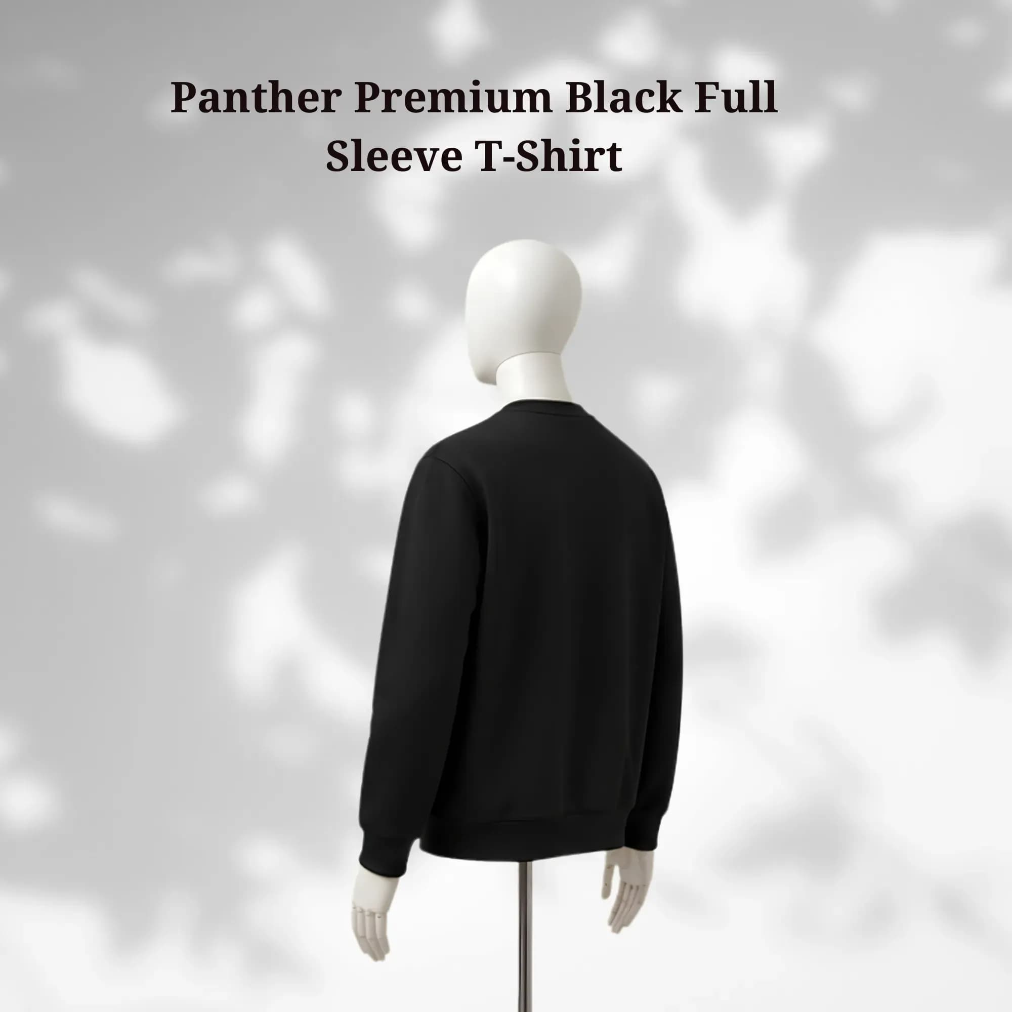 Panther Premium Black Full Sleeve T-Shirt for Men thumbnail 6