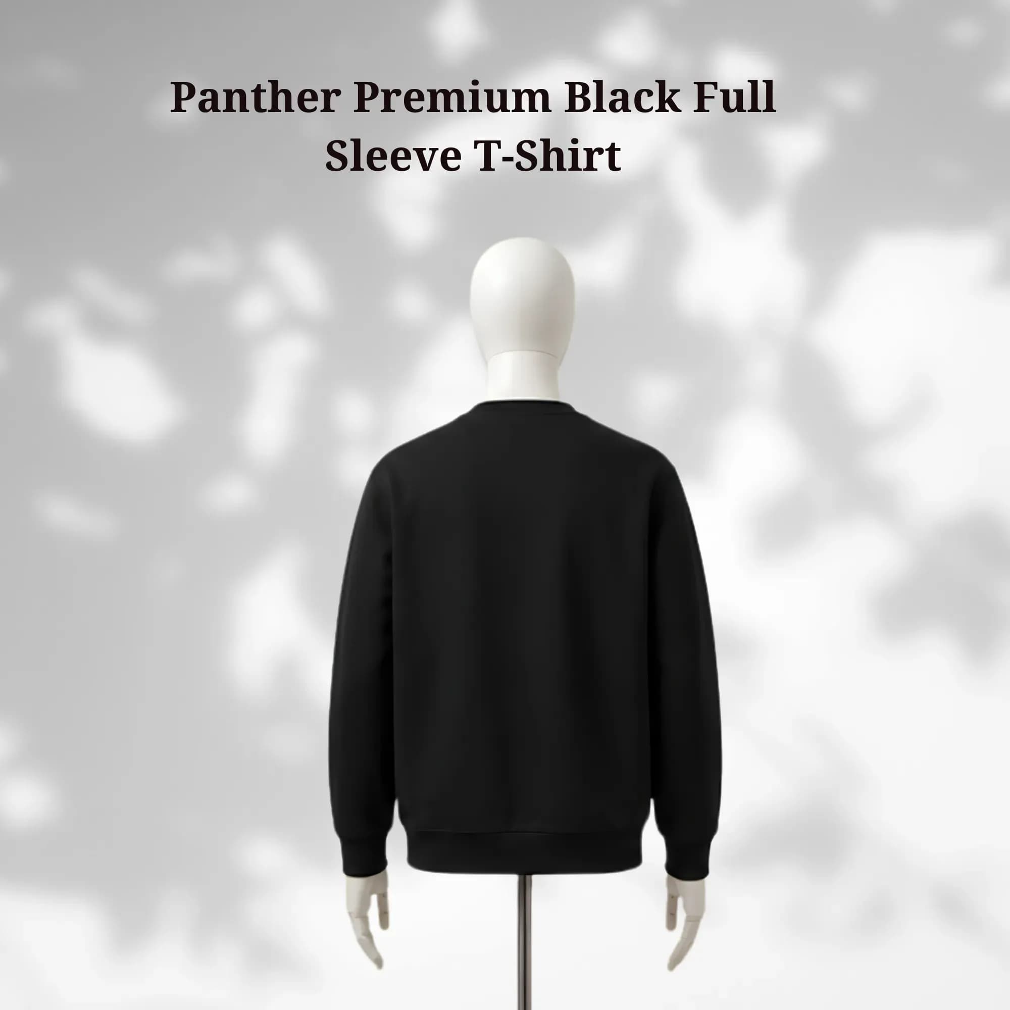 Panther Premium Black Full Sleeve T-Shirt for Men thumbnail 7