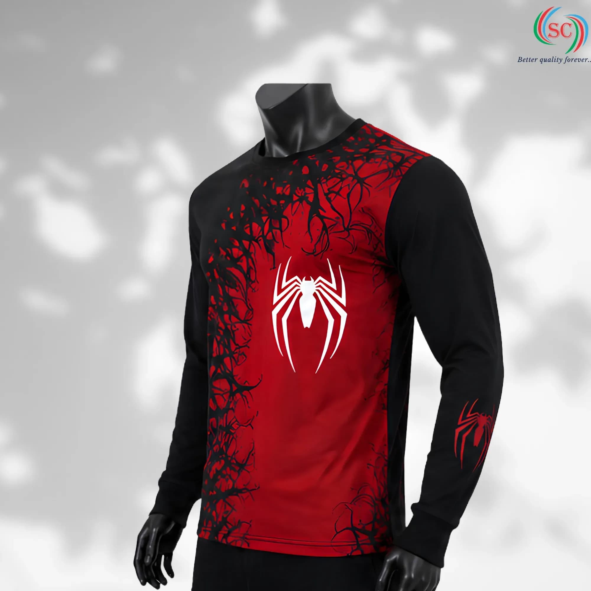 Spider Venom Premium Red & Black Full Sleeve T-Shirt thumbnail 4