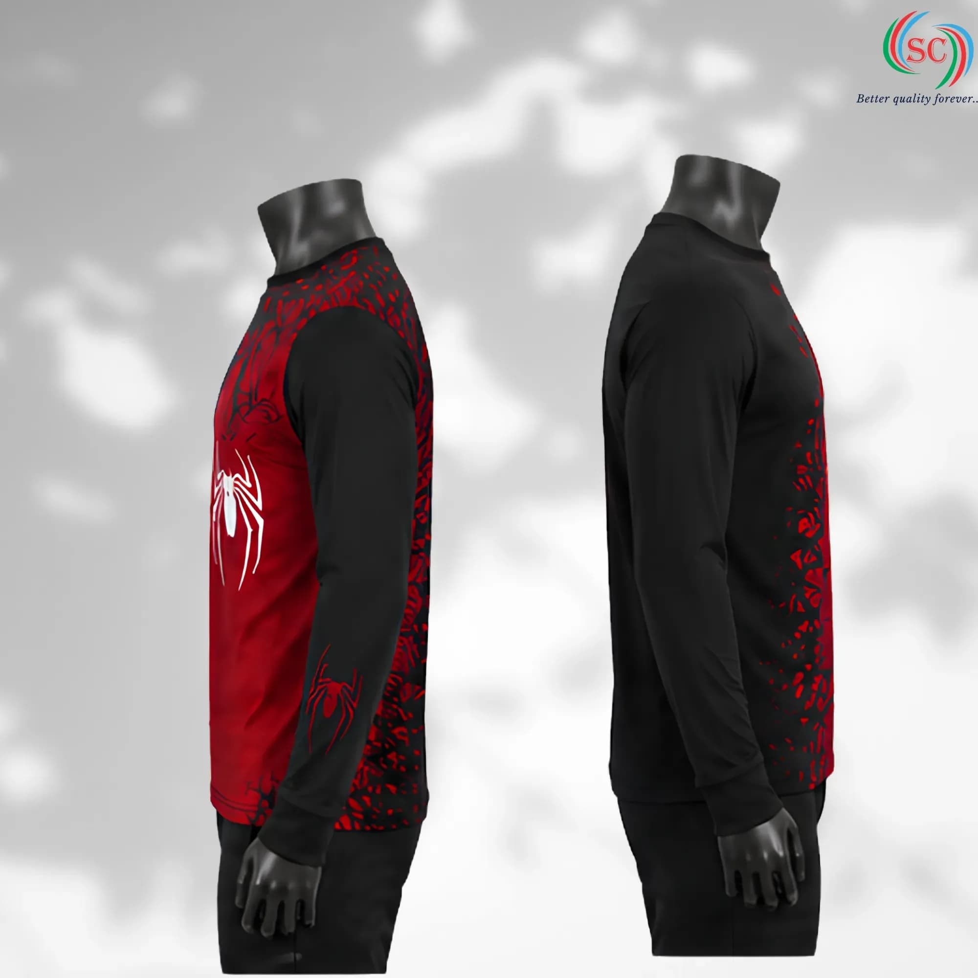 Spider Venom Premium Red & Black Full Sleeve T-Shirt thumbnail 5