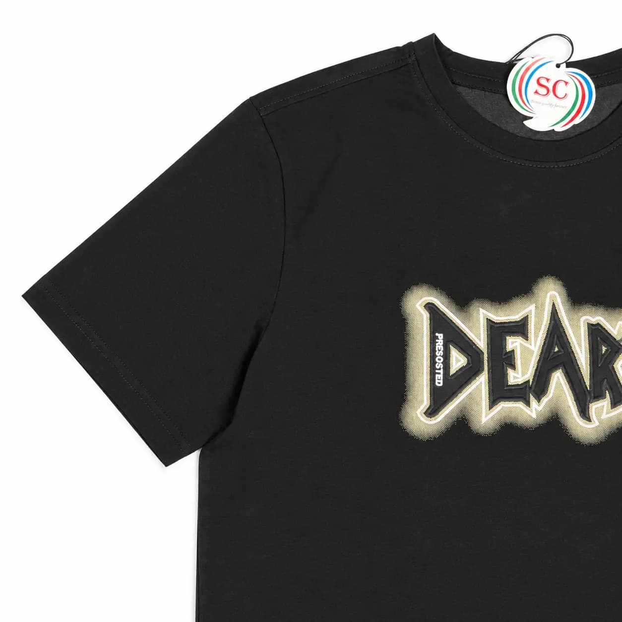 Half Sleeve T-shirt – SC White DEART Graphic T-Shirt thumbnail 5