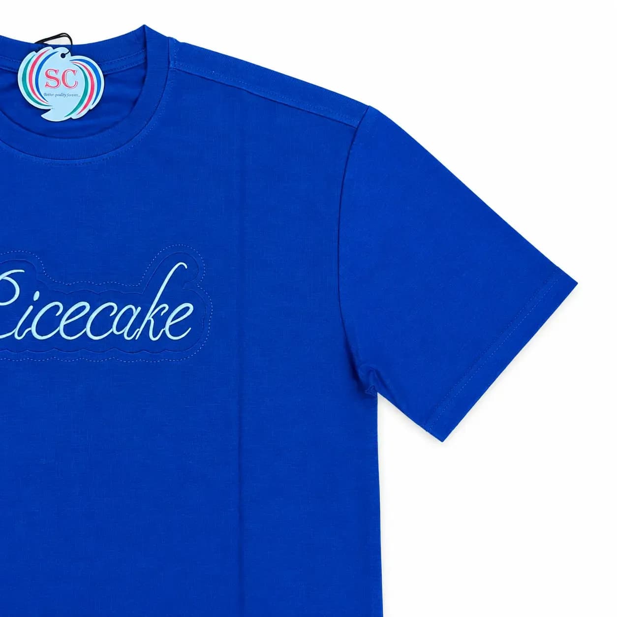 Half Sleeve T-Shirt      Royal Blue Ricecake Logo Tee thumbnail 3