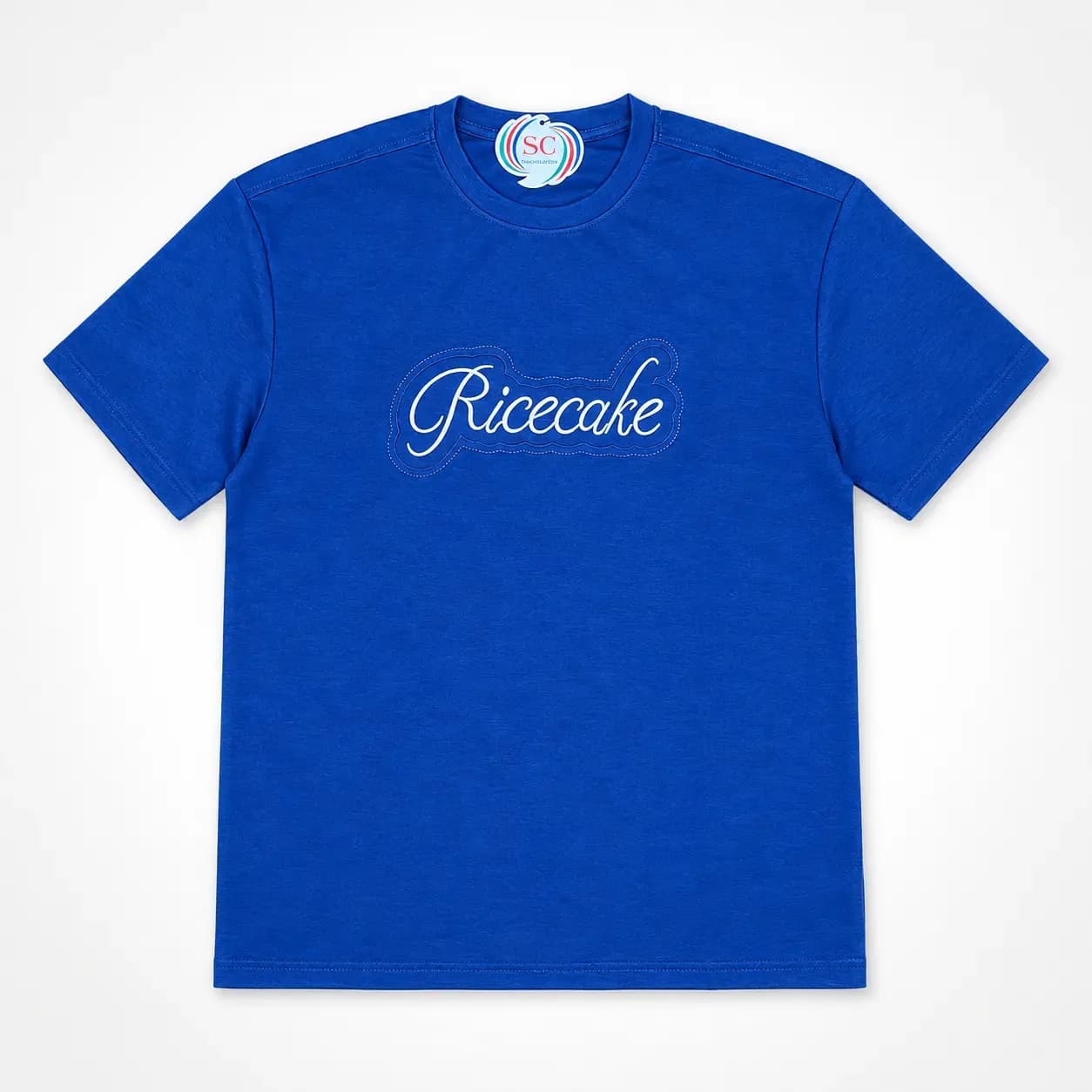 Half Sleeve T-Shirt      Royal Blue Ricecake Logo Tee thumbnail 4