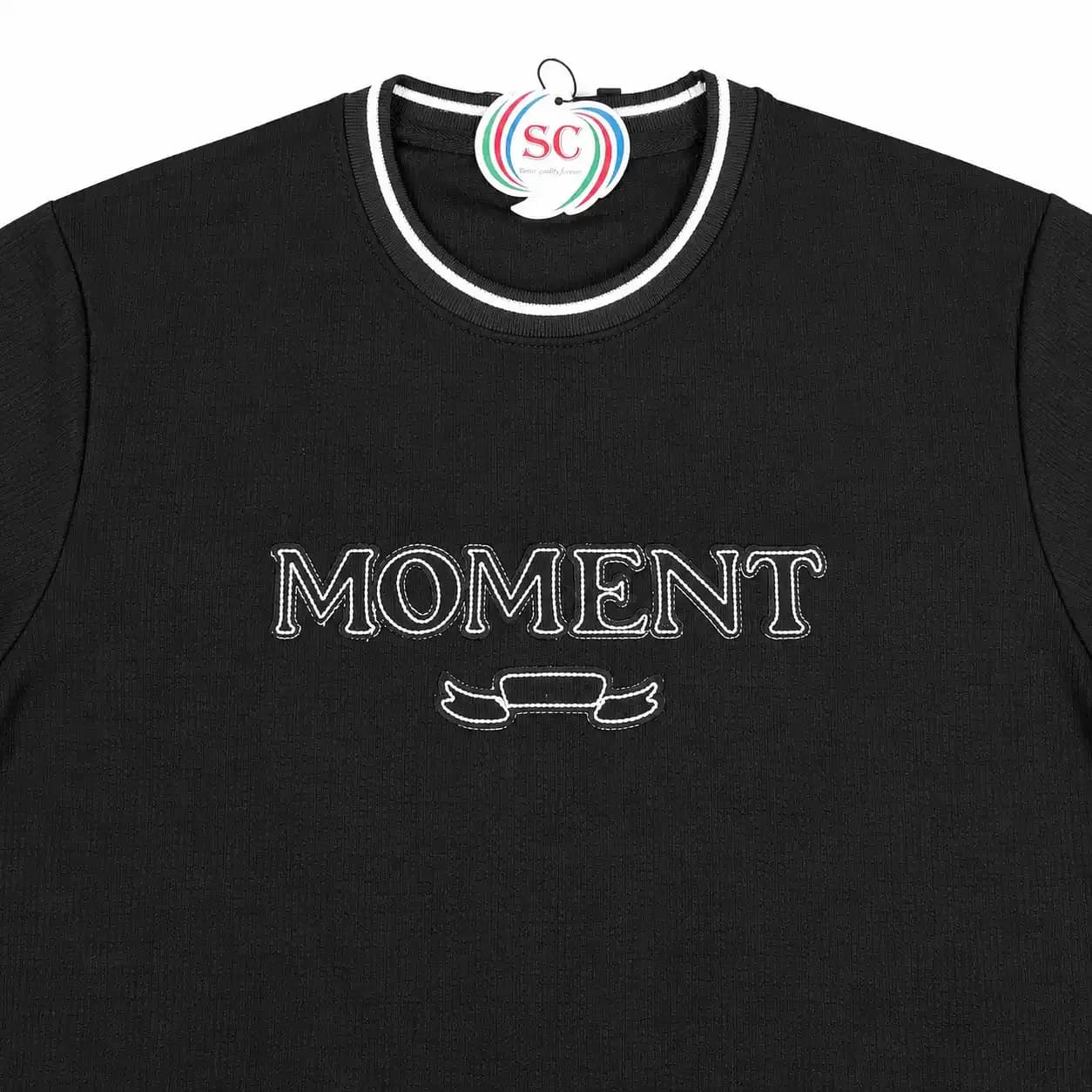 Half Sleeve  T-Shirt     Navy Momento Ringer T-shirt thumbnail 3