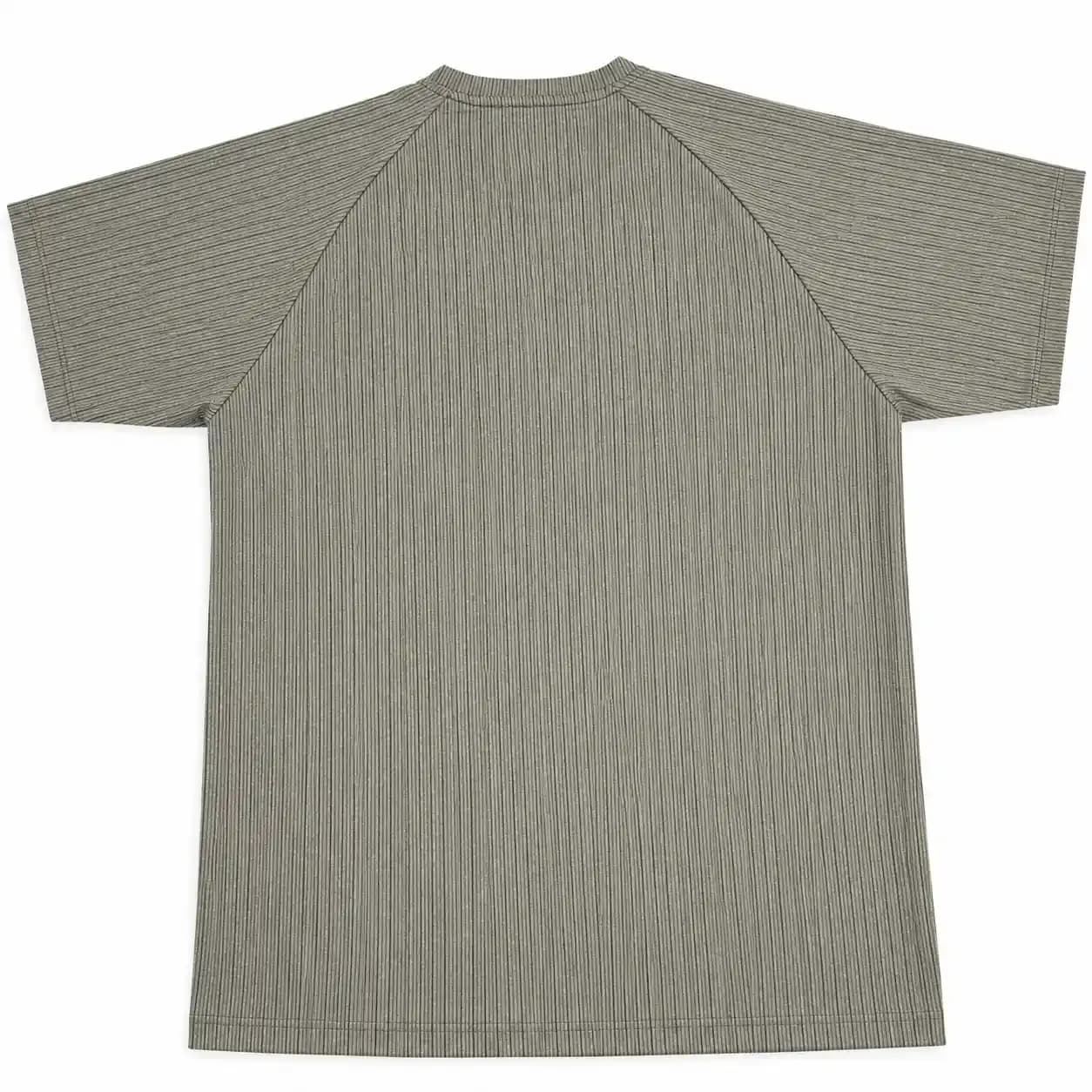 Half Sleeve T-shirt     Olive Ribbed Born Again T-shirt thumbnail 3