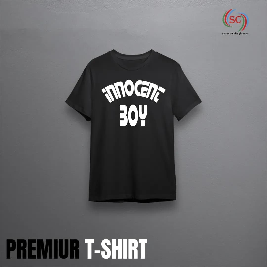 Classic Black Premium Cotton T-Shirt – Men's Comfortable Casual Wear